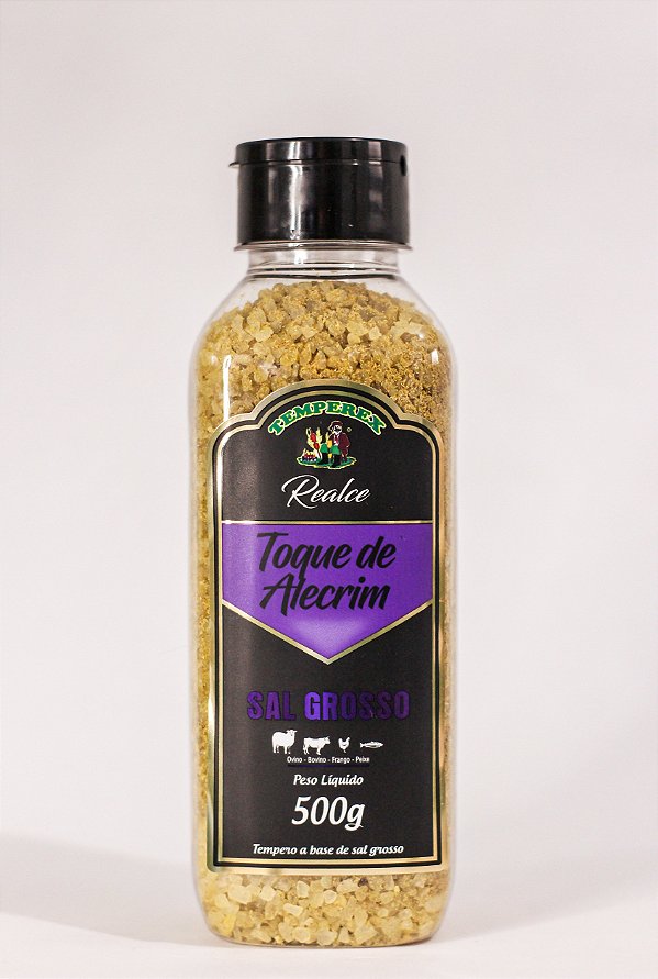 Sal Grosso Realce Toque De Alecrim 500g