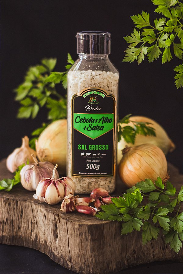 Sal Grosso Realce Cebola, Alho & Salsa 500g