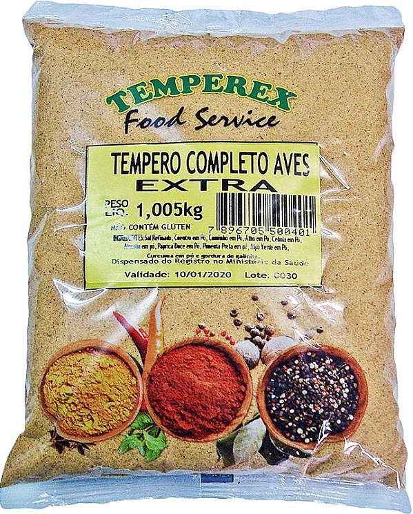 Tempero Completo para Aves 1,005Kg