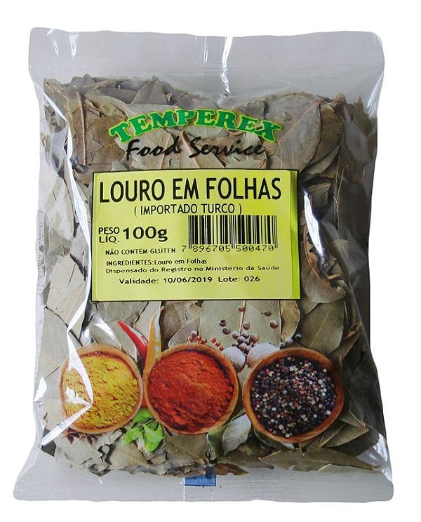 Louro em Folhas 100g