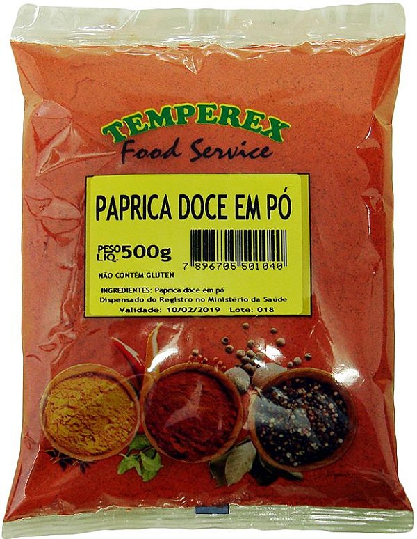 Páprica Doce em Pó 500g