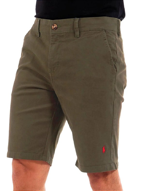 Bermuda RL Marculina Sarja Chino Verde militar