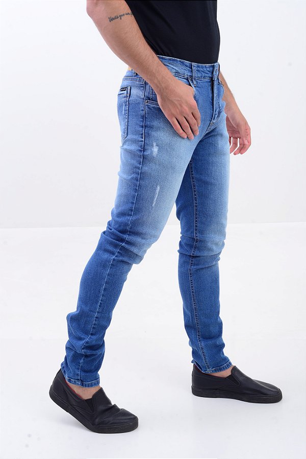 Calça Jeans Masculina Skinny com elastano Calvin klein Jeans - Azul -  Gareth | Store Men