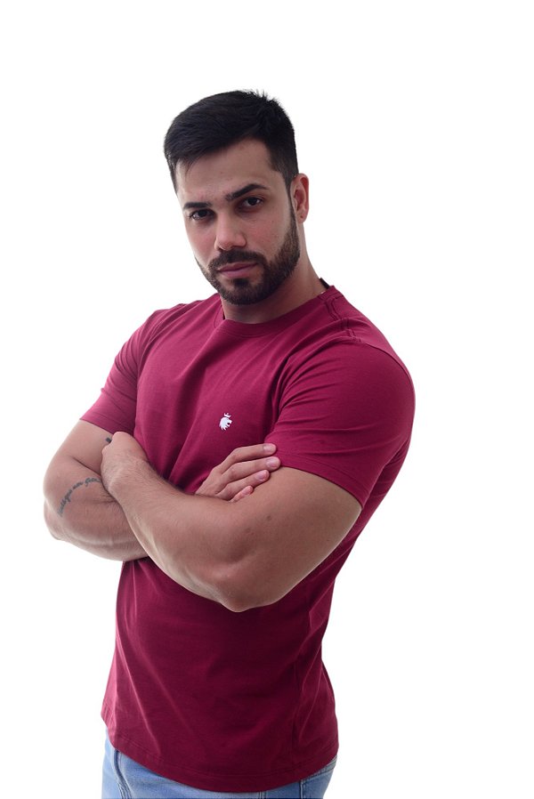 Camiseta Von der Volke Masculina Basic Vinho