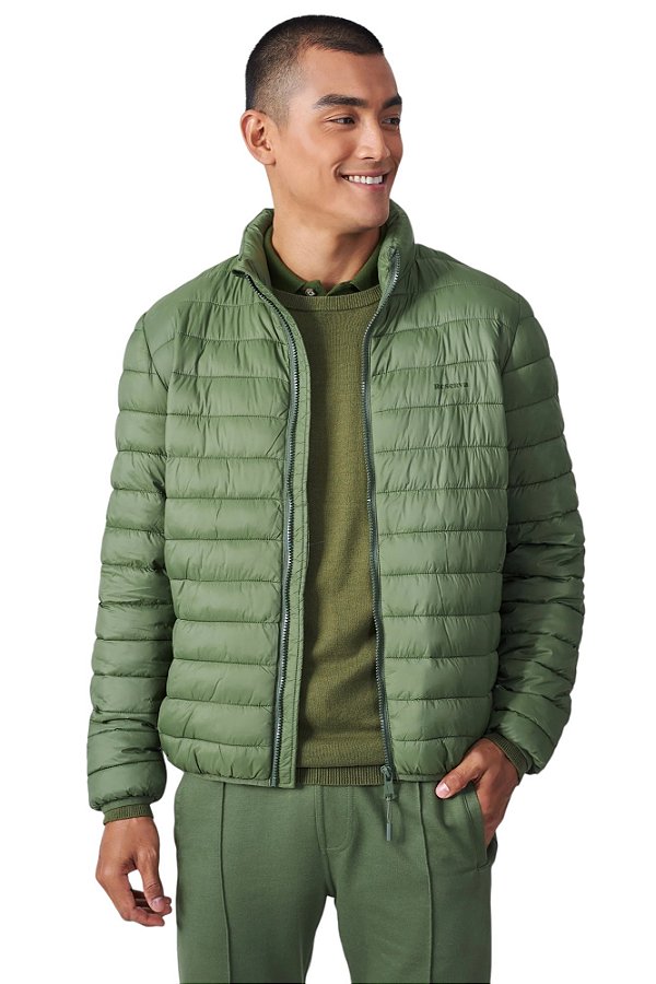 Jaqueta Reserva Masculina Puffer Downtown Verde
