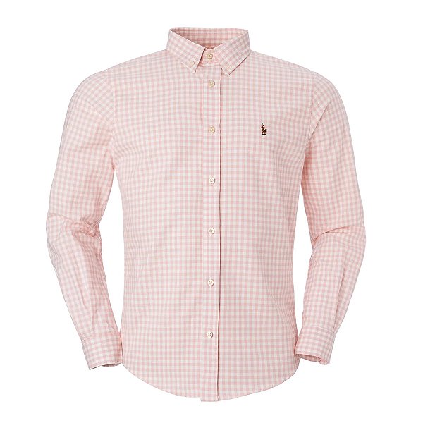 Camisa rosa ralph lauren best sale