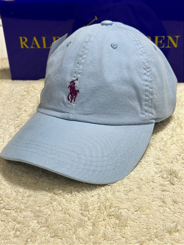Boné Polo Ralph Lauren Cotton Chino Baseball Azul claro