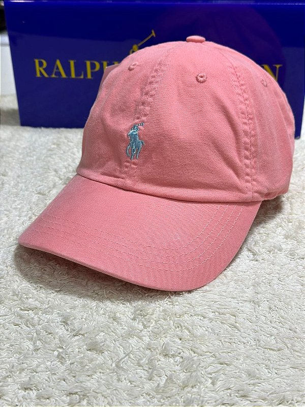 Boné Polo Ralph Lauren Cotton Chino Baseball Rosa
