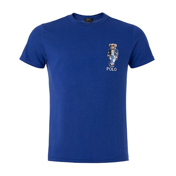 Camiseta Ralph Lauren Custom-Fit Azul royal