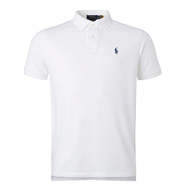 Polo Ralph Lauren Masculina Custom Fit Strong Cotton Branca