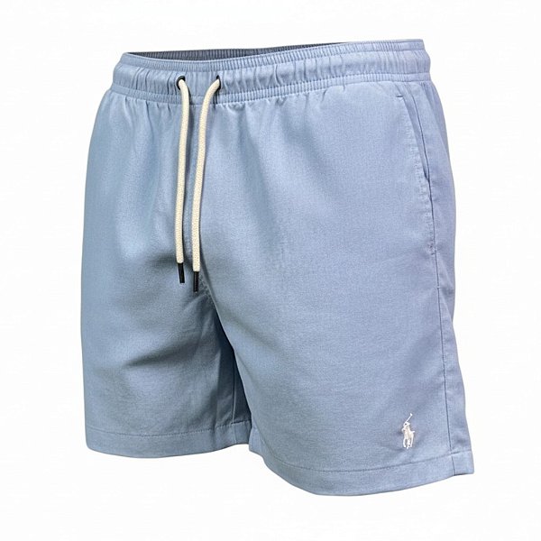 Bermuda RL Masculina Linho Azul claro