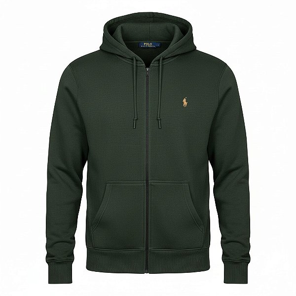Moletom RL Masculino Ziper Verde
