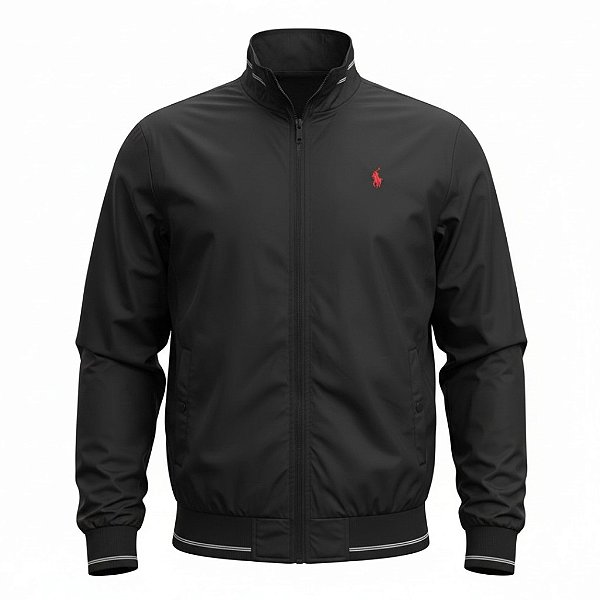 Jaqueta RL Masculina Nylon Bomber Preta