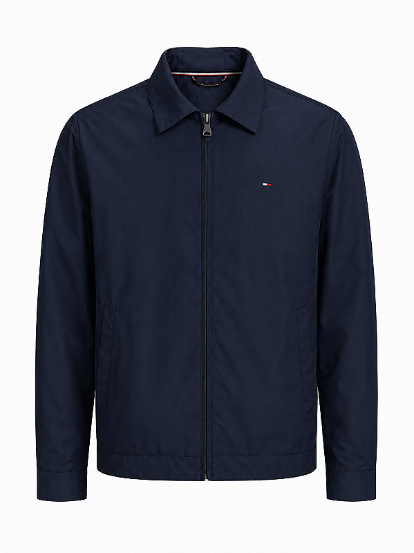 Jaqueta Tommy Hilfiger Masculina Corta Vento Azul marinho