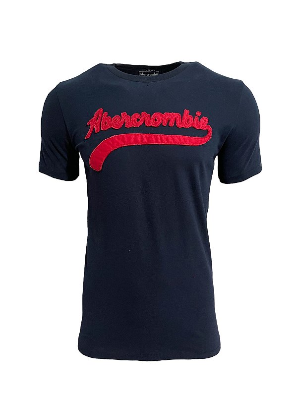 Camiseta Abercrombie Masculina Azul Marinho