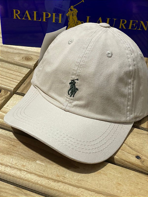 Boné Polo Ralph Lauren Cotton Chino Baseball Bege