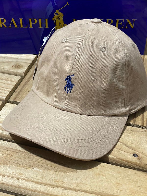 Boné Polo Ralph Lauren Cotton Chino Baseball Caqui