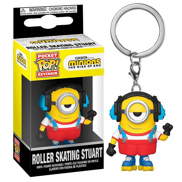 Chaveiro Funko Pocket Pop Keychain Roller Skating Stuart