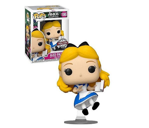 Boneco Funko Pop Disney Alice With Falling 1065