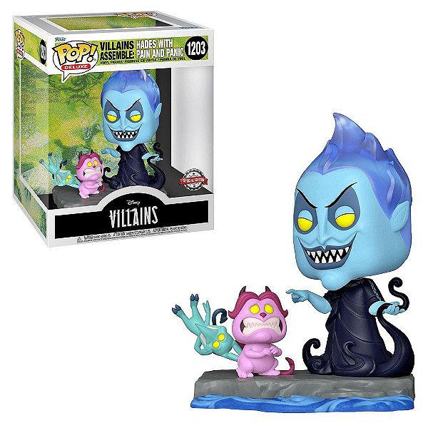 Funko Pop Disney Villains Hades With Pain and Panic 1203