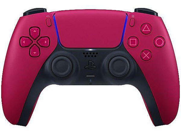 Controle Sony DualSense PS5, Sem Fio,  Vermelho