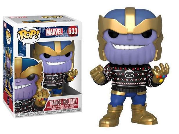 Boneco Funko Pop Marvel Holiday Thanos Holiday 533