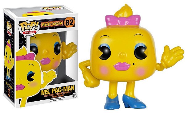 Boneco Funko Pop Pac-man Ms.Pac-Man 82