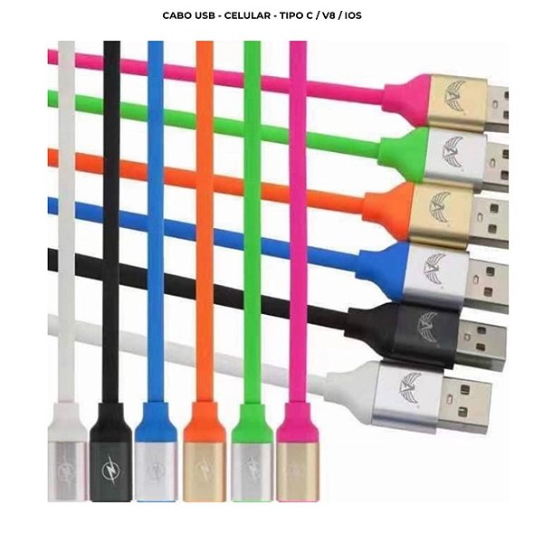 Cabo USB - Celular - Tipo C
