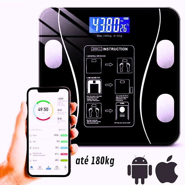 Balança Digital - Smart  180 KG