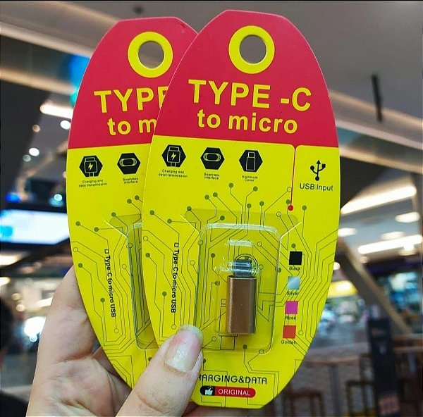 Adptador celular V8 P/Tipo C