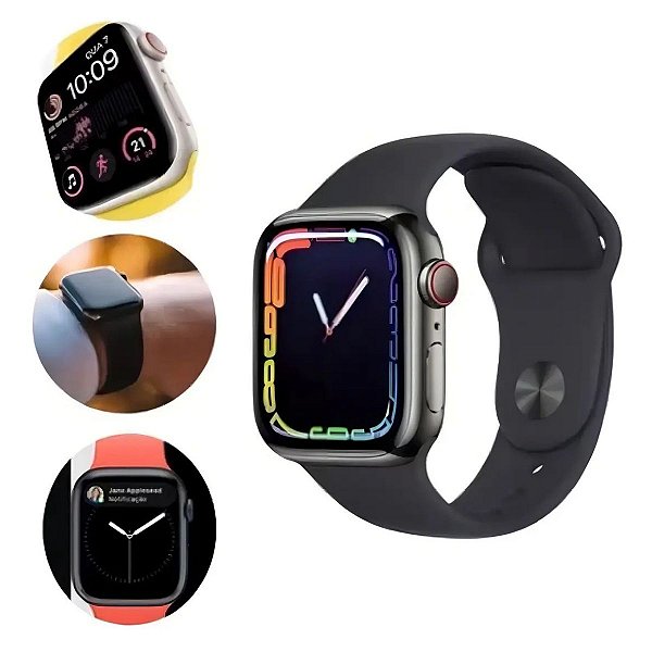 Smartwatch GL09 Relógio Inteligente com Monitor Cardíaco