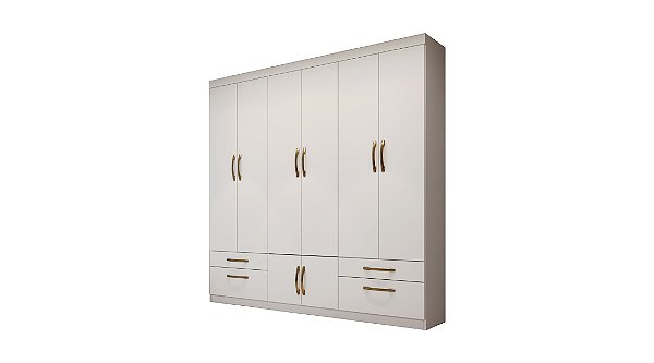 GUARDA ROUPA PH1726 8 PORTAS 4 GAVETAS - HERVAL