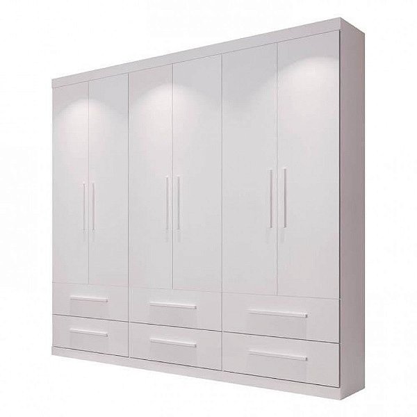 GUARDA-ROUPA 6 PORTAS  PH 1691, 6 GAVETAS - HERVAL