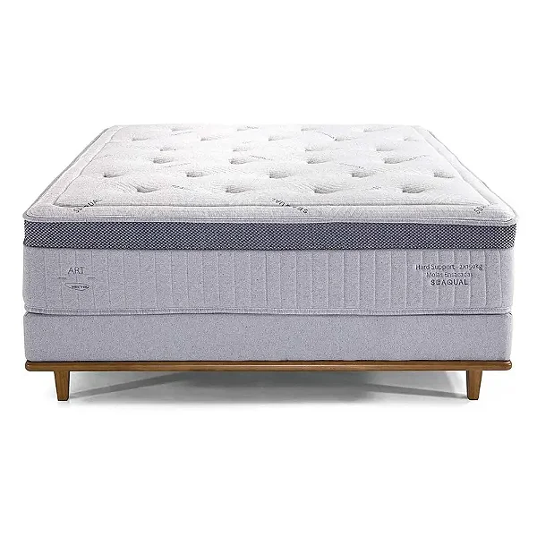 Conjunto: Box + Colchão Herval C1663 King size 193X203X73