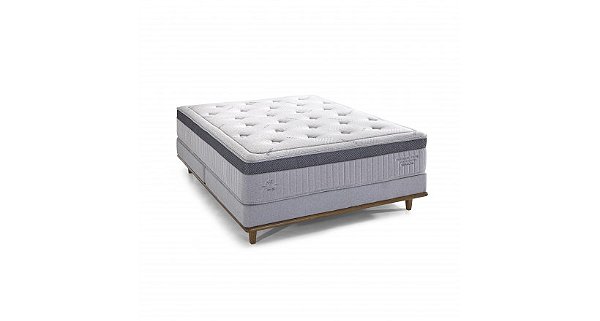 Conjunto: Box + Colchão Herval -  C1663 - Queen size 158X198X73