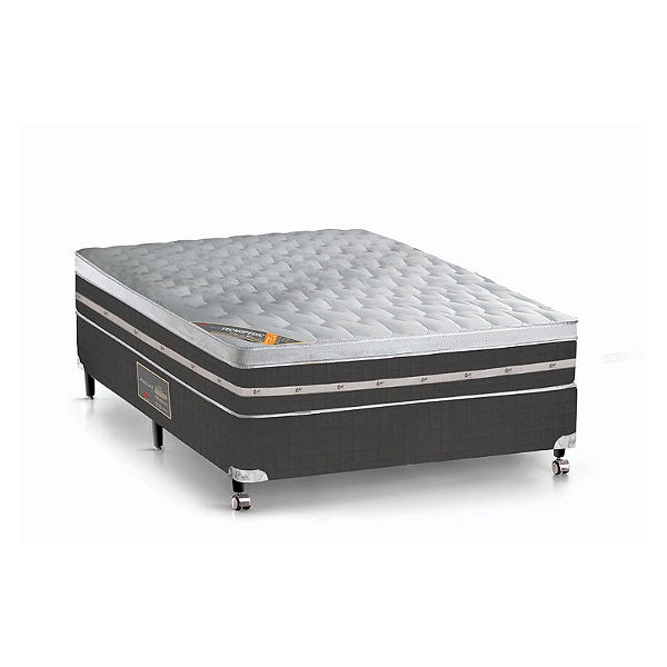 Conjunto: box + colchão Castor Premium - molas tecnopedic 138X188X68