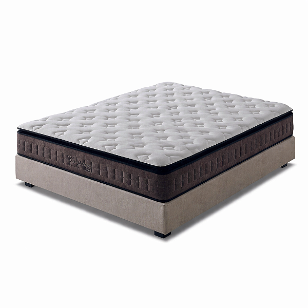 Conjunto: Box + Colchão Anjos Cripton Molas Ensacadas casal - 138X188X68