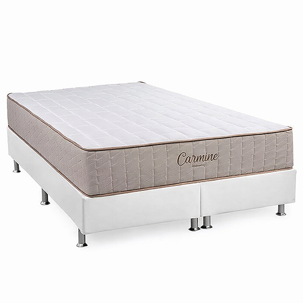 Conjunto: Box + Colchão Kappesberg Carmine - Espuma D33 - 158x198x70