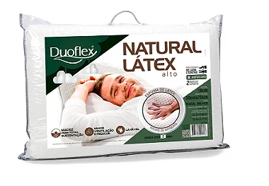 Travesseiro Natural Látex 16cm Médio - Duoflex