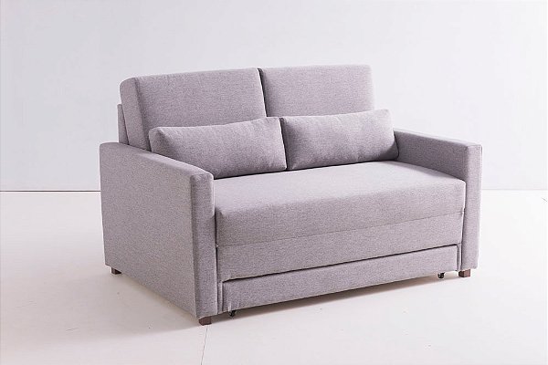 Sofá Cama Aura Linho Clássico 2 ou 3 Lugares