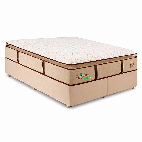 Conjunto box + Colchão Lazzari - Gazin - King 193x203x77