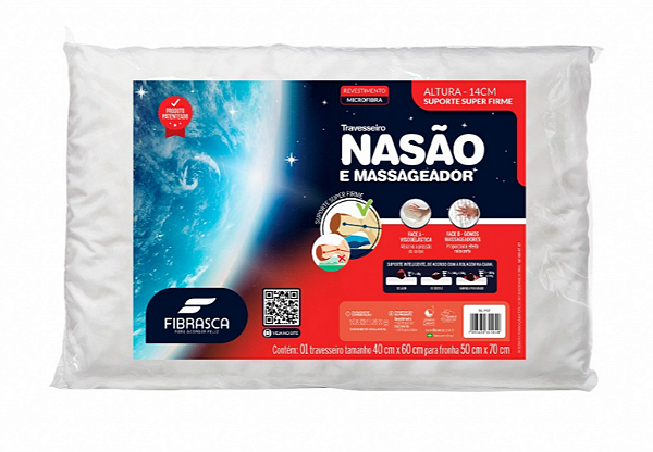 Travesseiro Fibrasca Nasão e Massageador