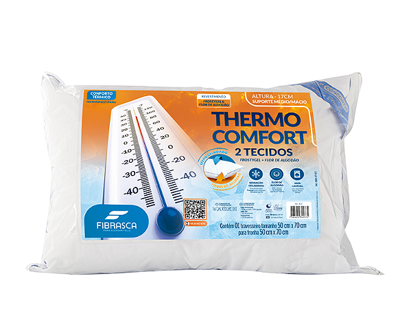 Travesseiro Fibrasco Thermo Confort