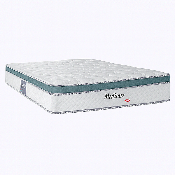 Colchão Herval- Meditare Molas Ensacadas -  King Size 193X203X29