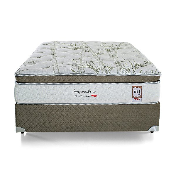 Conjunto: box + colchão Herval Imperatore molas ensacadas - casal 138X188X72