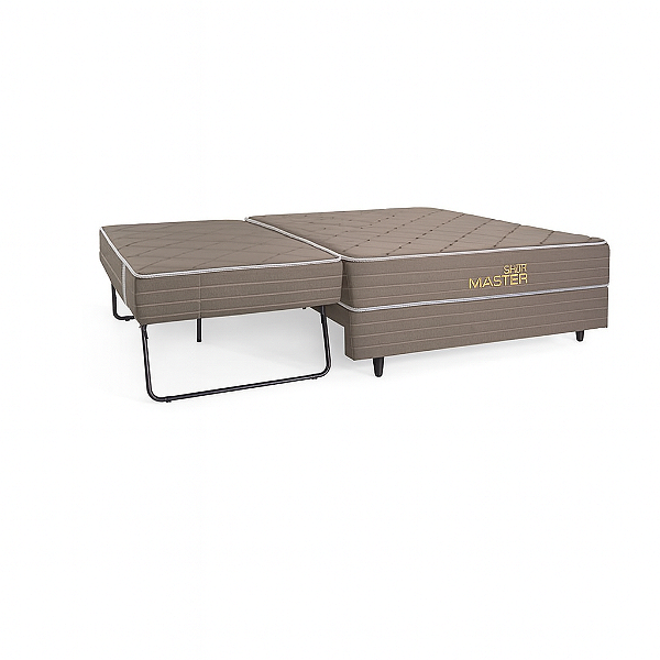 Cama Box Herval -  Solteiro Suite master 088X188X50 Molas bonnel com auxiliar