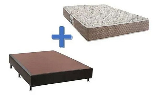 Conjunto: Box + Colchão Herval Durabilli D45 Casal 138X188X58