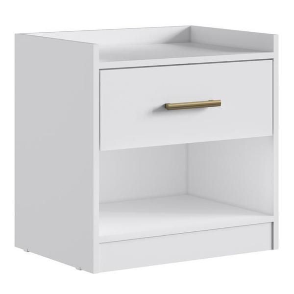 Mesa de Cabeceira Édez PH1722, Branco - Edez
