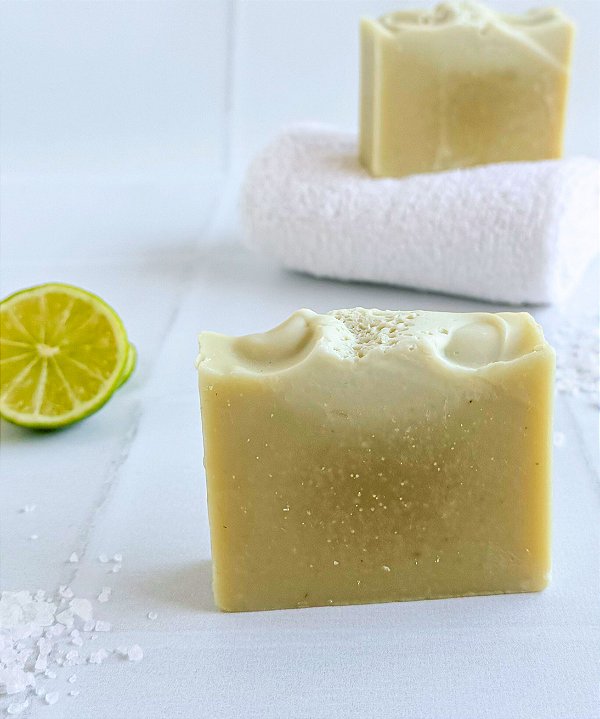 Sabonete Artesanal Abacate, Spirulina e Limão