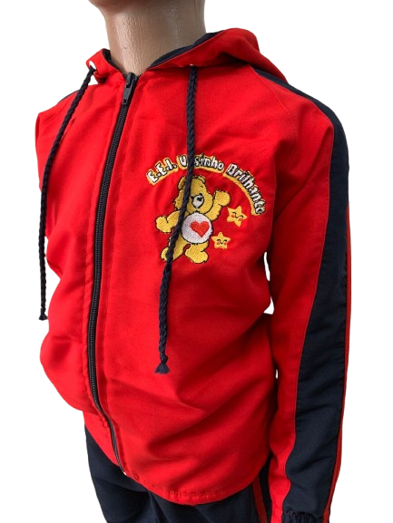 Blusa tactel Ursinho Brilhante